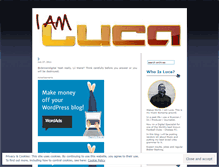 Tablet Screenshot of iamluca.wordpress.com