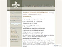 Tablet Screenshot of coastalempirecouncilboyscouts.wordpress.com