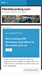 Mobile Screenshot of pbkiteboarding.wordpress.com