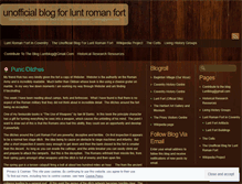 Tablet Screenshot of luntfort.wordpress.com