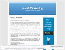 Tablet Screenshot of maia07.wordpress.com