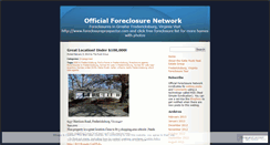 Desktop Screenshot of officialforeclosurenetwork.wordpress.com