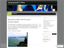 Tablet Screenshot of geography001.wordpress.com