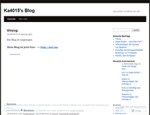 Tablet Screenshot of ka4015.wordpress.com