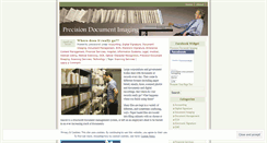 Desktop Screenshot of precisiondi.wordpress.com