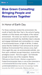 Mobile Screenshot of bluegreenconsulting.wordpress.com