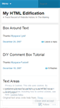 Mobile Screenshot of htmledification.wordpress.com