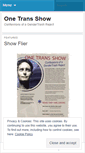 Mobile Screenshot of onetransshow.wordpress.com