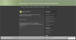 Desktop Screenshot of ocnouvellerecherche.wordpress.com