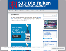 Tablet Screenshot of falkenww.wordpress.com