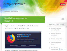Tablet Screenshot of computerweber.wordpress.com