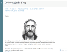 Tablet Screenshot of cycleyoughal.wordpress.com