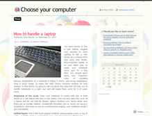 Tablet Screenshot of chooseyourpc.wordpress.com