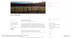 Desktop Screenshot of letstalkolly.wordpress.com