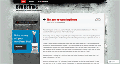 Desktop Screenshot of bvbbetting.wordpress.com