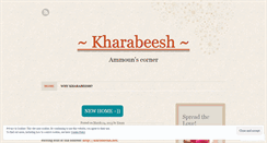 Desktop Screenshot of khrabeesh.wordpress.com