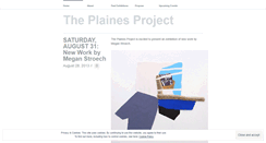 Desktop Screenshot of plainesproject.wordpress.com