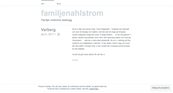 Desktop Screenshot of familjenahlstrom.wordpress.com