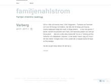 Tablet Screenshot of familjenahlstrom.wordpress.com