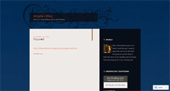 Desktop Screenshot of angelaadams.wordpress.com