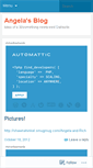 Mobile Screenshot of angelaadams.wordpress.com