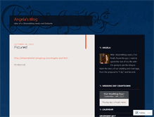 Tablet Screenshot of angelaadams.wordpress.com