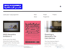 Tablet Screenshot of massalexandria.wordpress.com