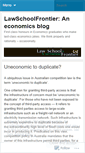 Mobile Screenshot of lawschoolfrontier.wordpress.com