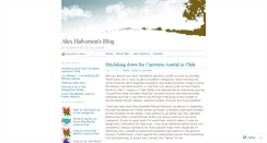 Desktop Screenshot of alexhalverson.wordpress.com