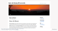 Desktop Screenshot of mic.bancdebinary60seconds.wordpress.com