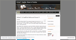Desktop Screenshot of hanifproject.wordpress.com