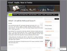 Tablet Screenshot of hanifproject.wordpress.com