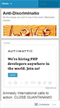 Mobile Screenshot of antidiscriminatio.wordpress.com