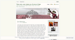 Desktop Screenshot of justicegirl.wordpress.com