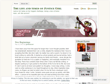 Tablet Screenshot of justicegirl.wordpress.com