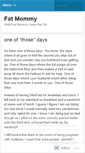 Mobile Screenshot of fatmommy.wordpress.com