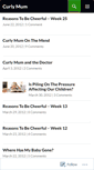Mobile Screenshot of curlymum.wordpress.com