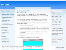 Tablet Screenshot of dotnetit.wordpress.com