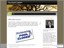 Tablet Screenshot of bombgarden.wordpress.com
