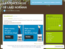 Tablet Screenshot of llloflakenorman.wordpress.com