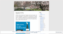 Desktop Screenshot of joiedekitty.wordpress.com