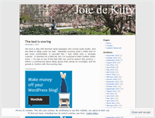 Tablet Screenshot of joiedekitty.wordpress.com