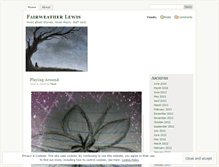 Tablet Screenshot of fairweatherlewis.wordpress.com