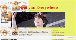 Desktop Screenshot of kyuhyunfanfics.wordpress.com