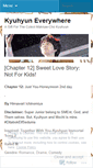 Mobile Screenshot of kyuhyunfanfics.wordpress.com