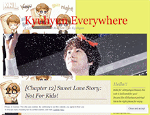 Tablet Screenshot of kyuhyunfanfics.wordpress.com