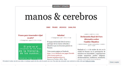 Desktop Screenshot of manoscerebros.wordpress.com