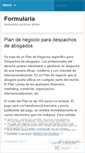Mobile Screenshot of formulariosconcursales.wordpress.com