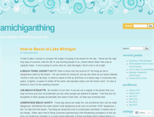 Tablet Screenshot of amichiganthing.wordpress.com