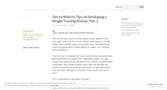 Desktop Screenshot of farrynmelton.wordpress.com